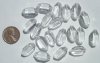 20 18mm Four Sided Tapered Oval Clear